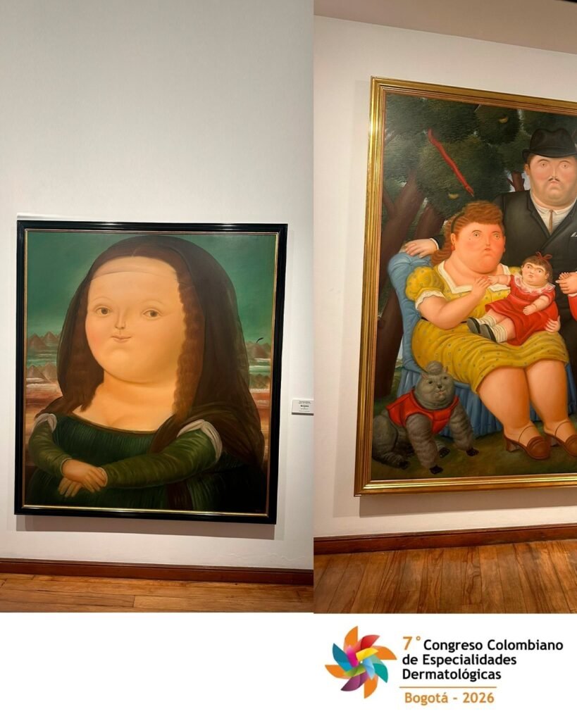 Quadros de Fernando Botero no Museu Botero, em Bogotá
