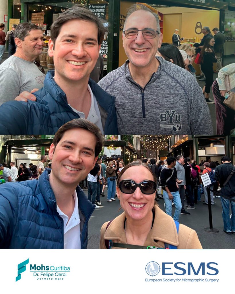 Dr. Felipe Cerci com amigos em Londres