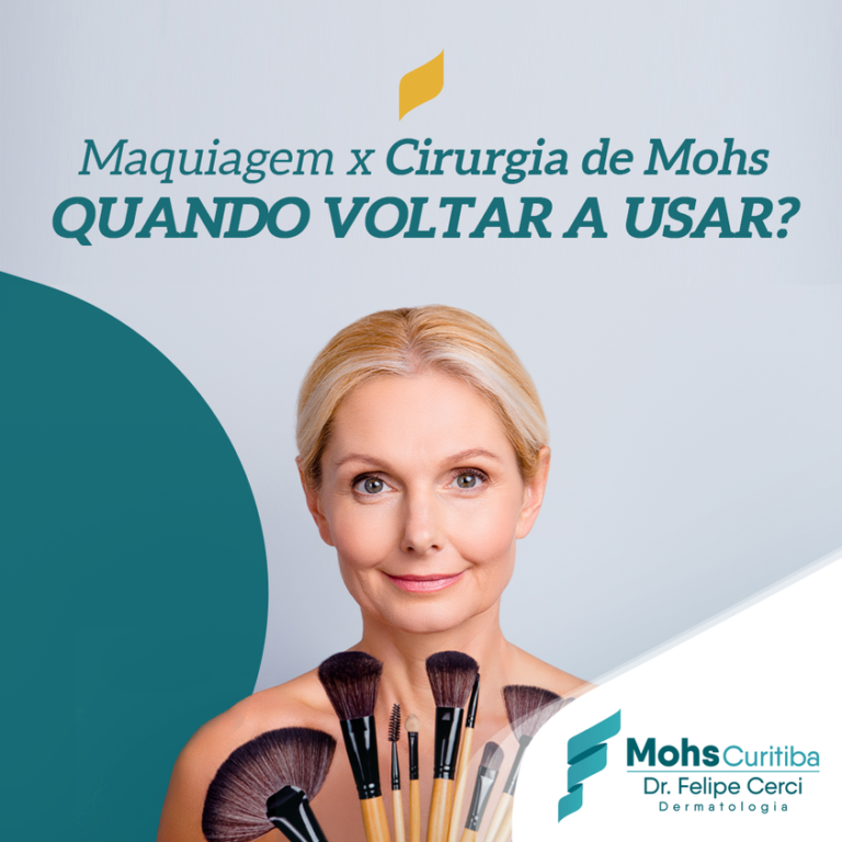 Maquiagem x Cirurgia de Mohs: quando voltar a usar?