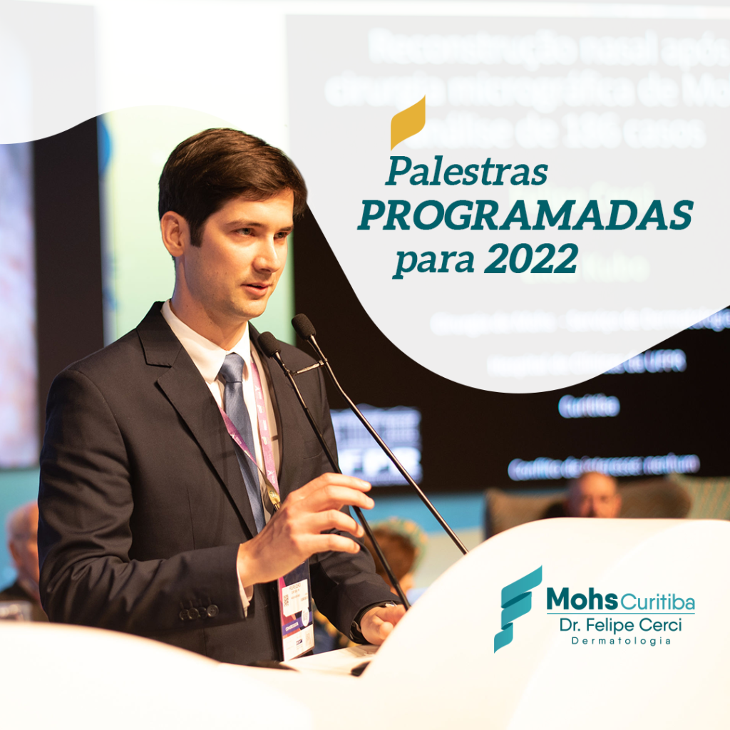 Palestras programadas para 2022