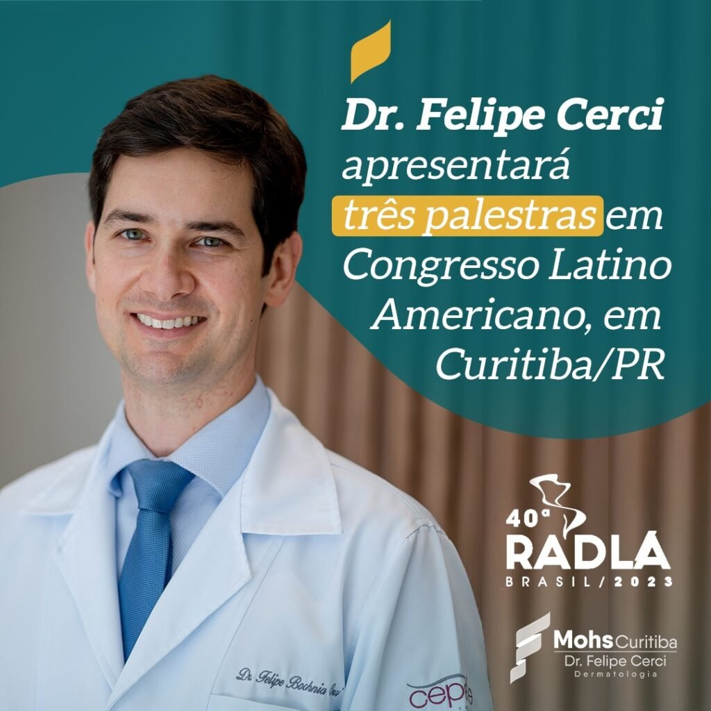 Dr. Felipe Cerci apresentará três palestras em Congresso Latino Americano, em Curitiba/PR