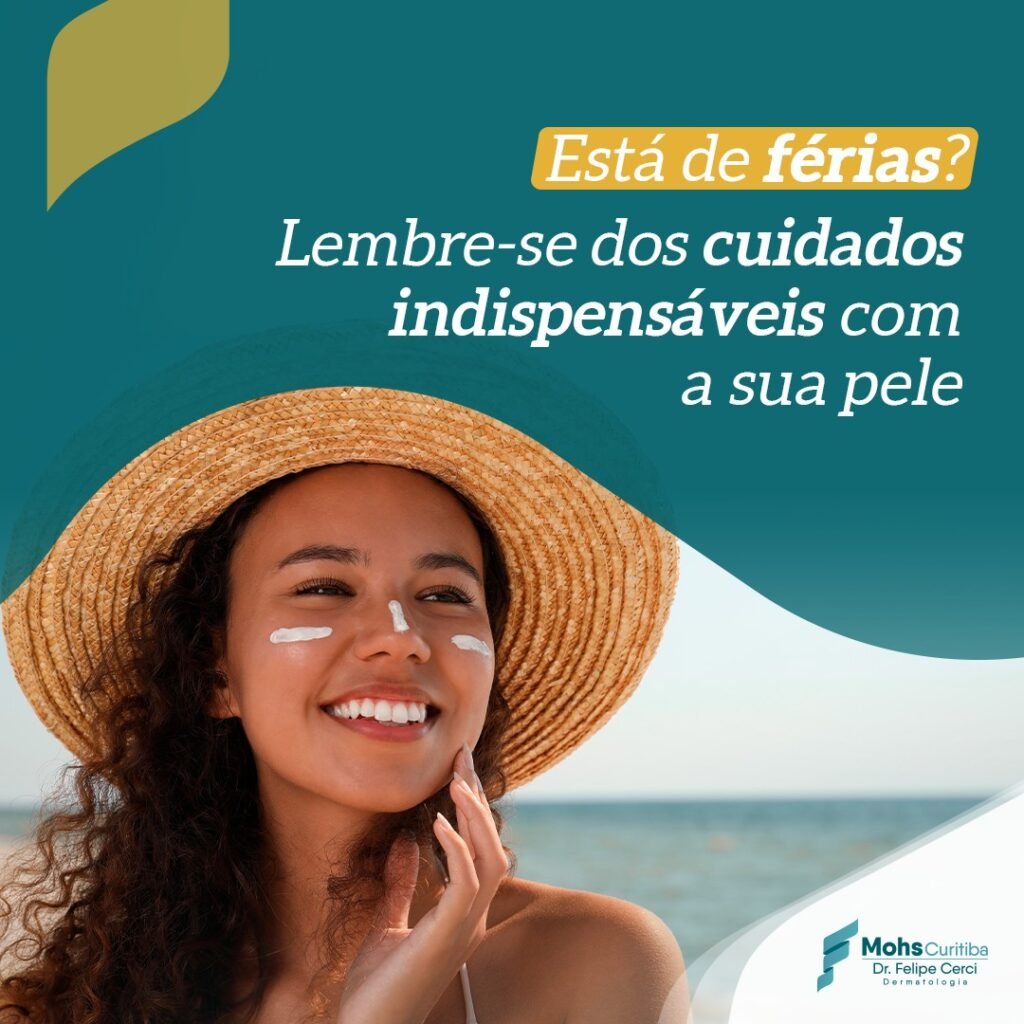 Está de férias? Lembre-se dos cuidados indispensáveis com a sua pele