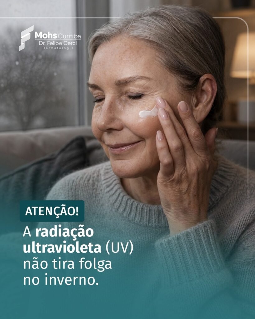 A radiação ultravioleta não tira folga no inverno